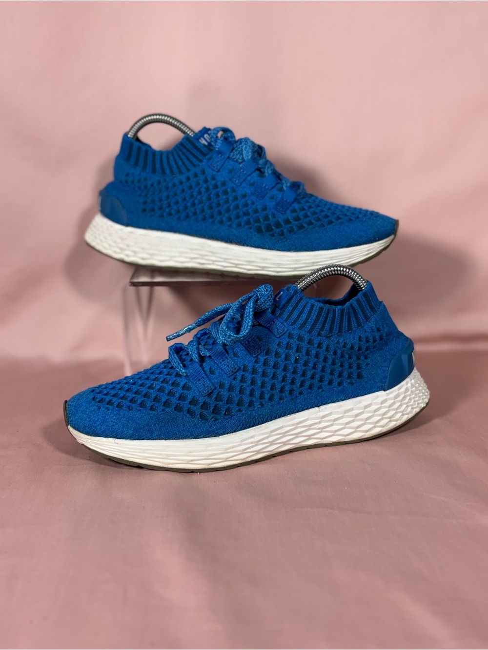 NOBULL Aspire/All Day Blue Knit Unisex Runner Sneakers Size W's 7.5/M's 6